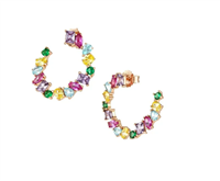 Orecchini Nomination Donna Colour Wave in Argento Zircone 149803/026